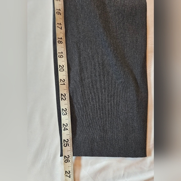 I.N. Studio Petite Womens Gray Pull On Faux Pocket Straight Leg Pants Size PM - Picture 8 of 10